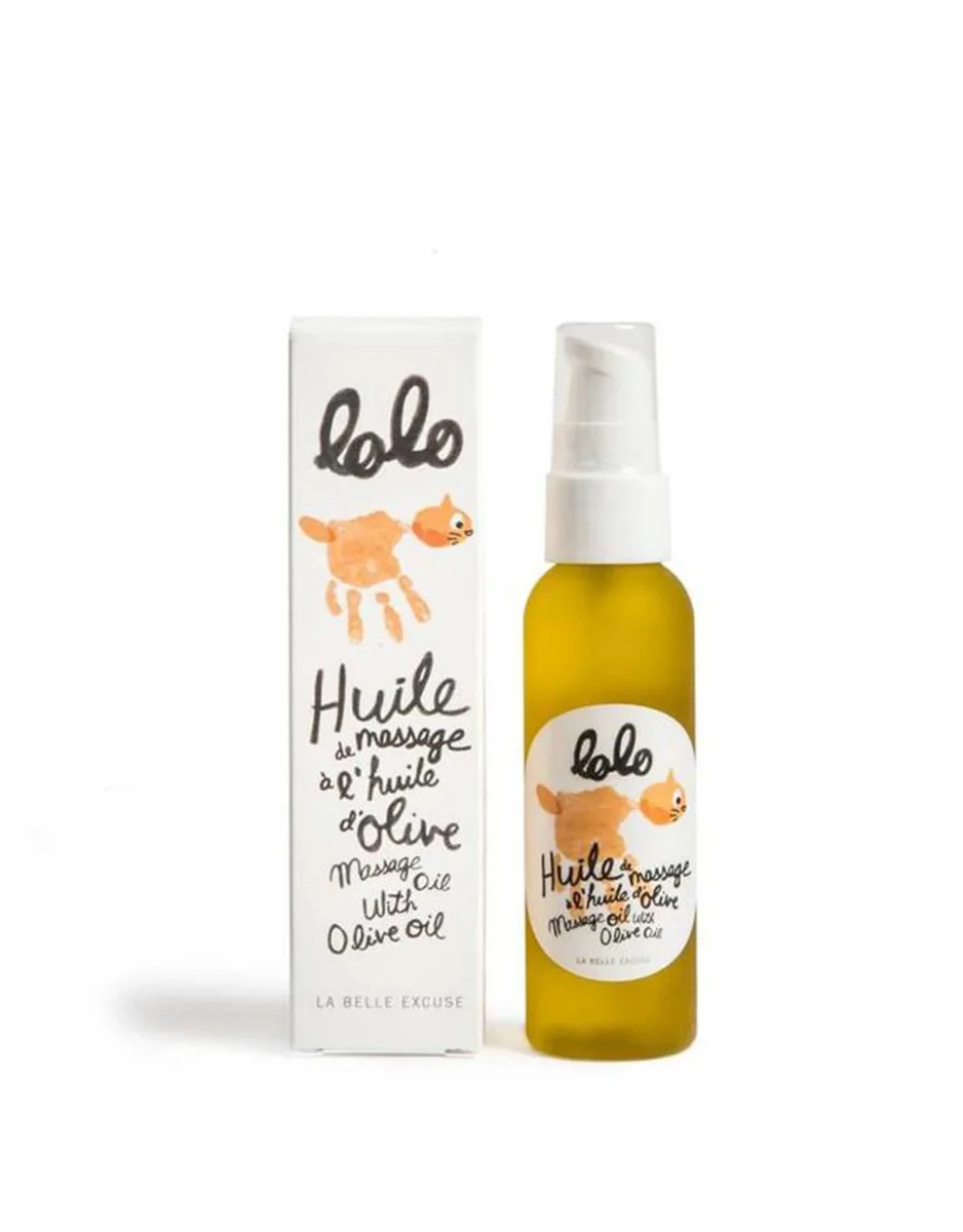 Huile à massage à l'huile d'olive 60ml - Lolo et moi - Boutique Maman & Bébé – Produits Essentiels au Quotidien Huile de massage Certifiée Bio pour bébé - BABY GREEN
