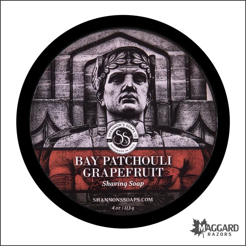 Shannon’s Soaps Bay Patchouli Grapefruit Tallow Shaving Magnificent Soap, 4oz - Saldi Straordinari – Offerte Speciali Disponibili Adesso