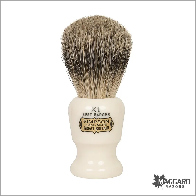 Simpson Commodore X1 Best Badger Shaving Brush, 19mm - Saldi Straordinari – Offerte Speciali Disponibili Adesso - micrometre en millimètre