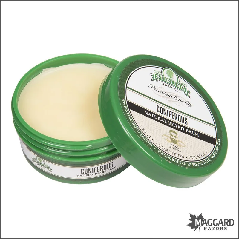 Stirling Soap Coniferous Beard Balm oz Saldi Straordinari Offerte Speciali Disponibili Adesso
