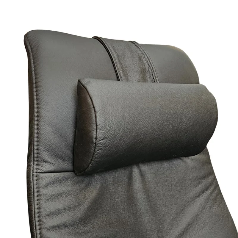 Himolla appui-tête demi-rond - Cuir noir - Organisation de la maison avec des solutions de Meuble rangement