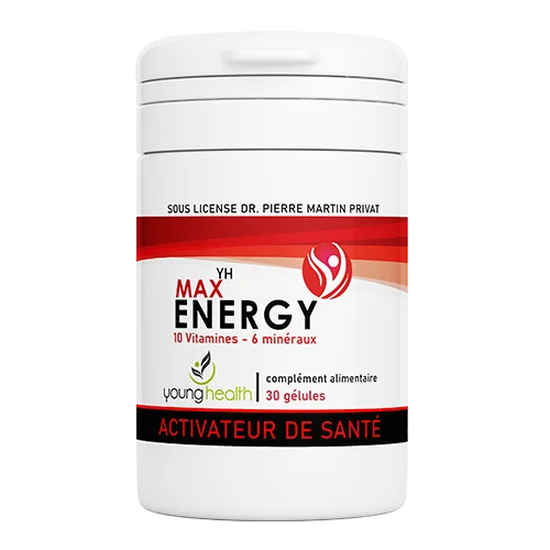 Young Health Max Energy 30 Gélules - Saldi Straordinari – Offerte Speciali Disponibili Adesso Énergie & Vitalité – Ginseng Guarana Theralica
