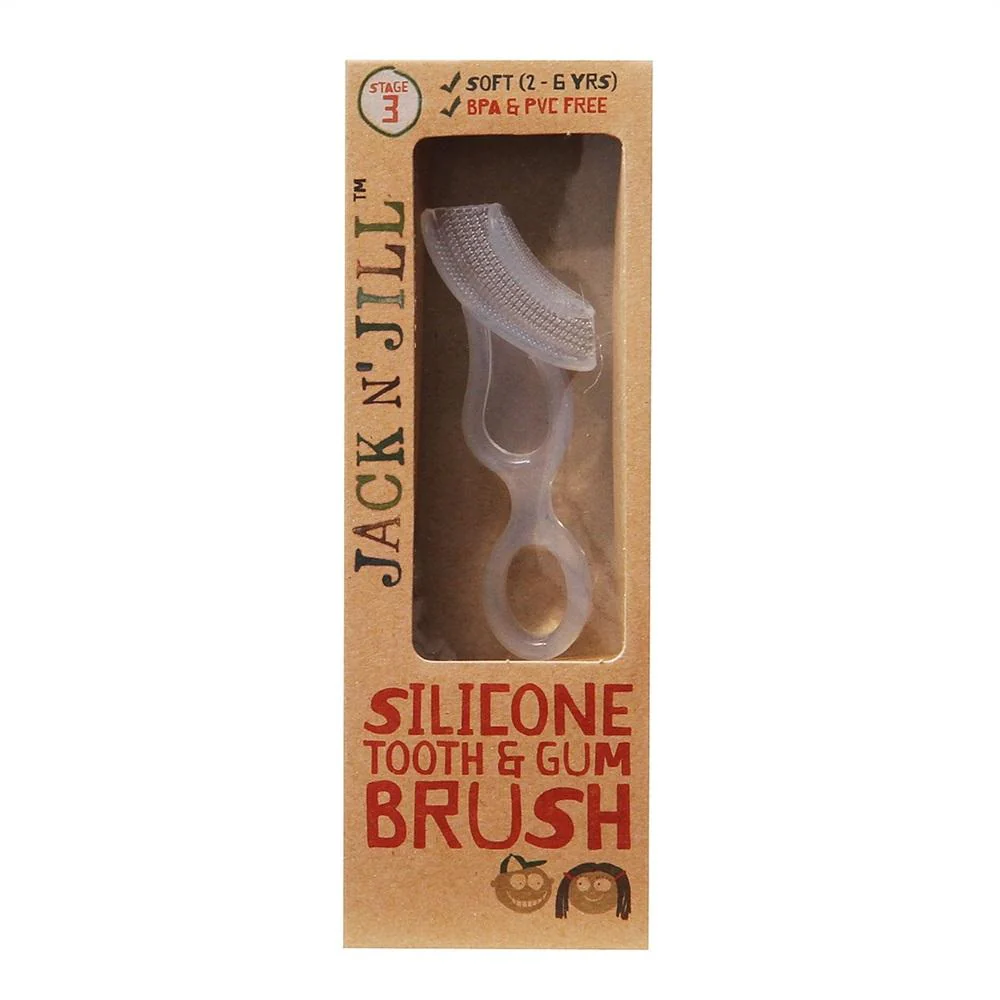 Jack Jill Brosse Silicone Dent Gencive Jill Tooth Gum Brush Years Old Boutique Bébé Ligne Soins Jouets Articles Maison