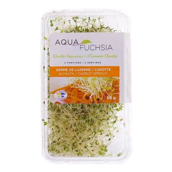 Germes de luzerne et carottes biologiques Aqua Fuchsia 50g - Vins Rouges Harmonieux pour Chaque Online Occasion