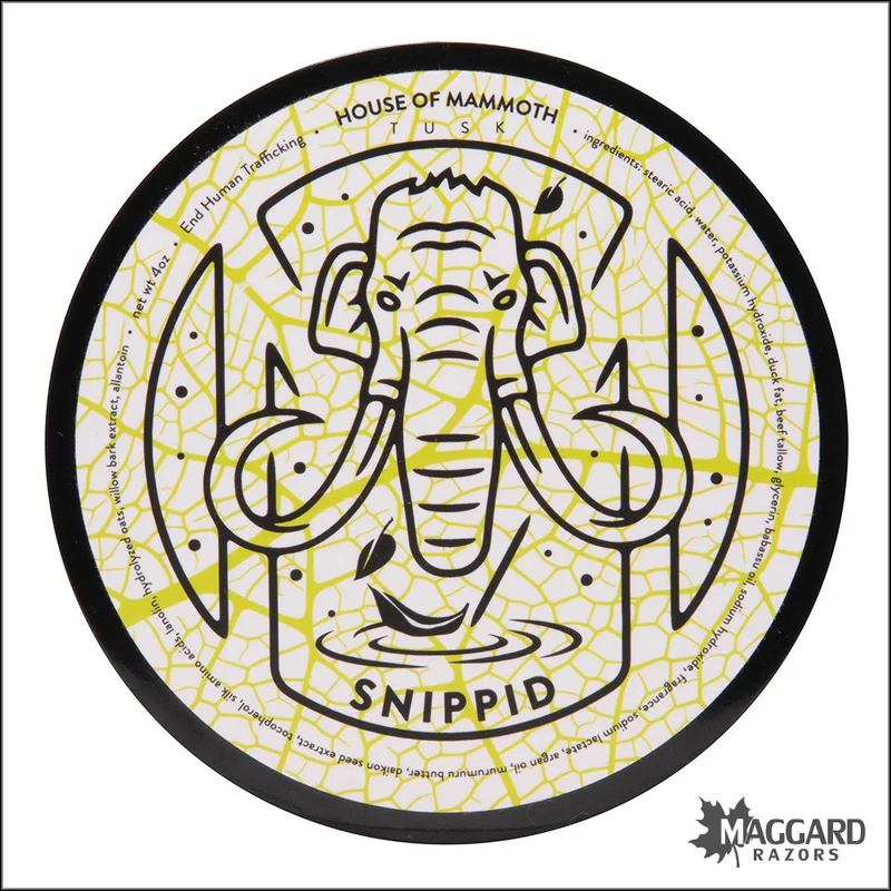 House of Mammoth Snippid Artisan Shaving Soap, 4oz - Saldi Straordinari – Offerte Speciali Disponibili Adesso Wynne