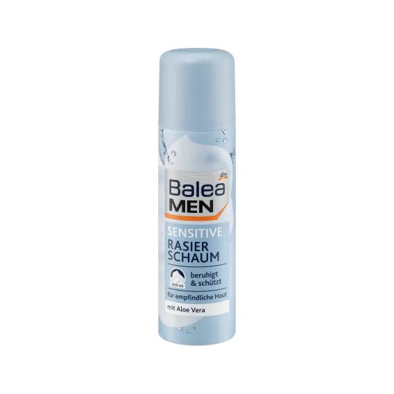 BALEA MEN MOUSSE RASAGE SENSITIVE ALOE VERA 300ML - Saldi Straordinari – Offerte Speciali Disponibili Adesso Gel De Douche Balea Men Golden Intense , 300 ml