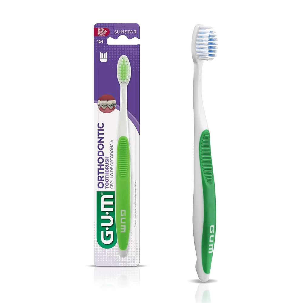 Gum ORTHO Brosse à Dents (124) - Saldi Straordinari – Offerte Speciali Disponibili Adesso Gum Sonic Ortho Brosse Électrique Nettoyage Appareils 3 Mois Autonomie