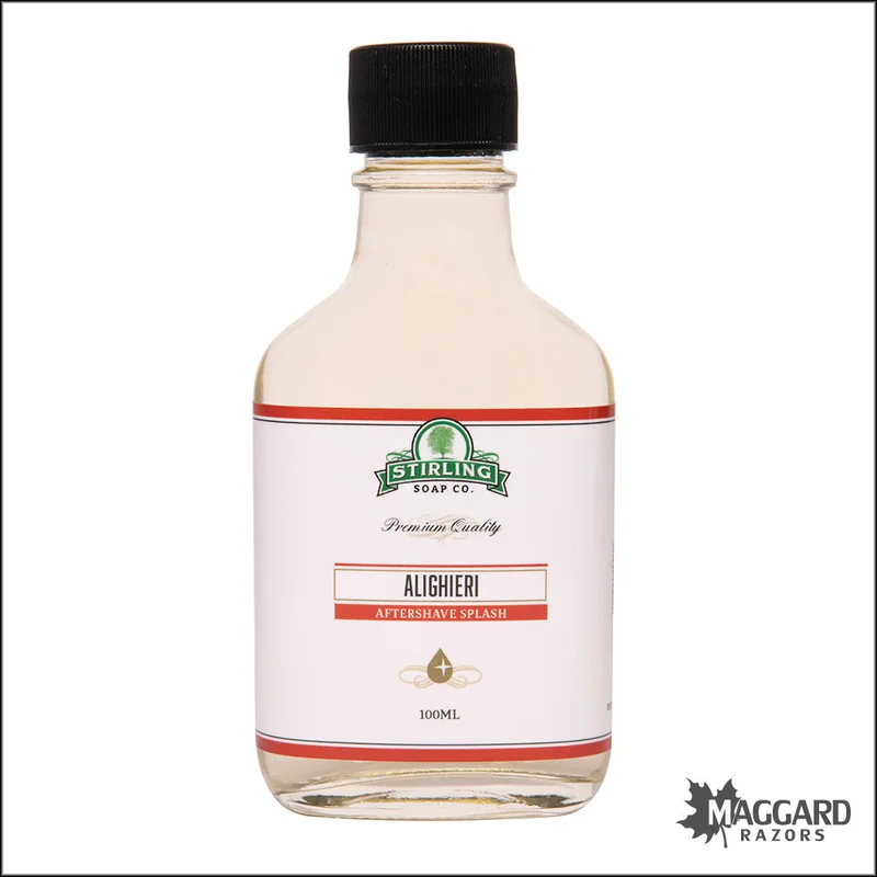 Stirling Soap Co. Alighieri Aftershave Splash, 100ml – Seasonal Release - Saldi Straordinari – Offerte Speciali Disponibili Adesso - Splash mist