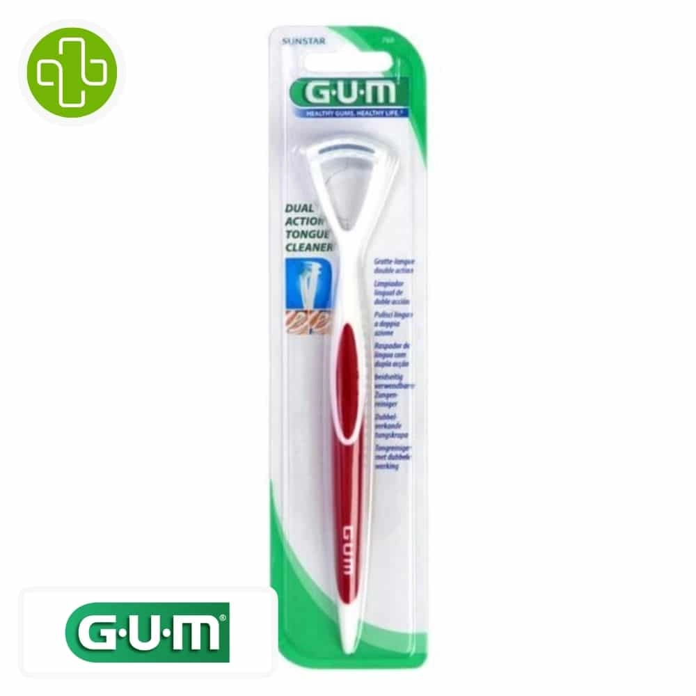 GUM Halicontrol Gratte-langue Rouge Saldi Straordinari Offerte Speciali Disponibili Adesso