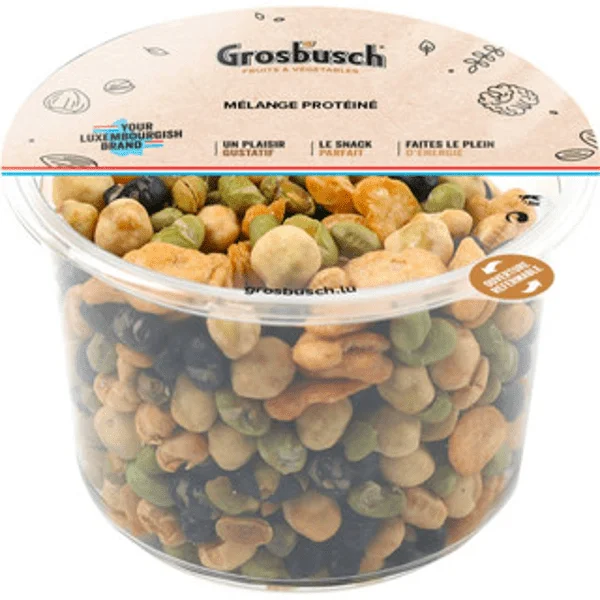 MÉLANGE PROTÉINÉ (POIS, HARICOT, …) GROSBUSCH 200G - Édition Limitée – L’Art de la Table Française en Promotion ! - {'count': 1, 'name': 'Grammes'}