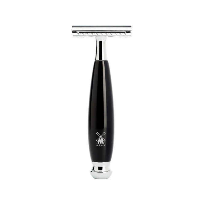 Rasoir sûreté Mühle manche résine noire Saldi Straordinari Offerte Speciali Disponibili Adesso