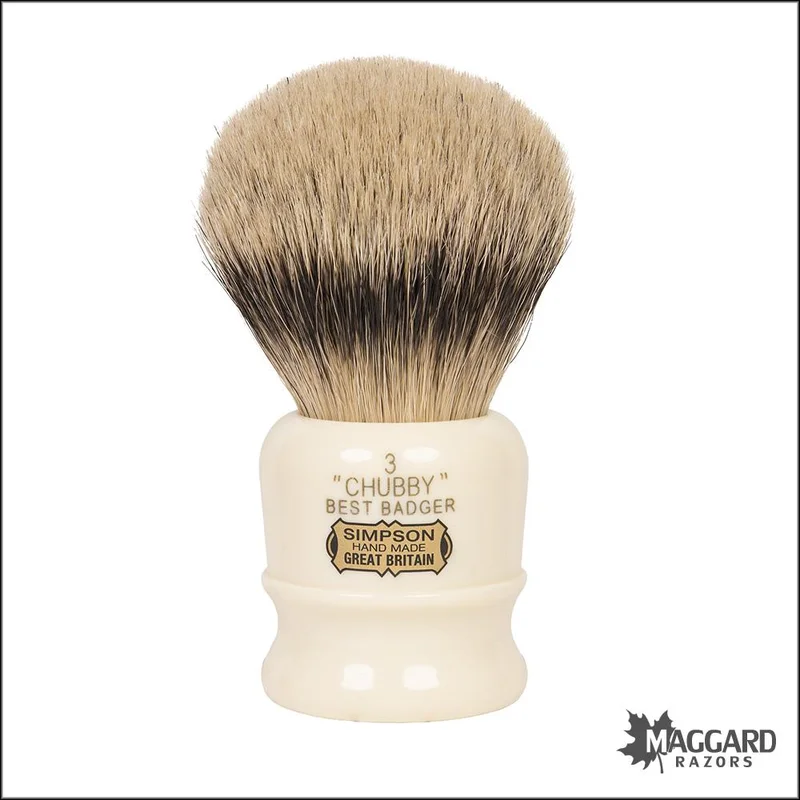 Simpson Chubby 3 CH3 Best Badger Shaving Brush, 29mm - Saldi Straordinari – Offerte Speciali Disponibili Adesso - chemistry ch3 millimètre
