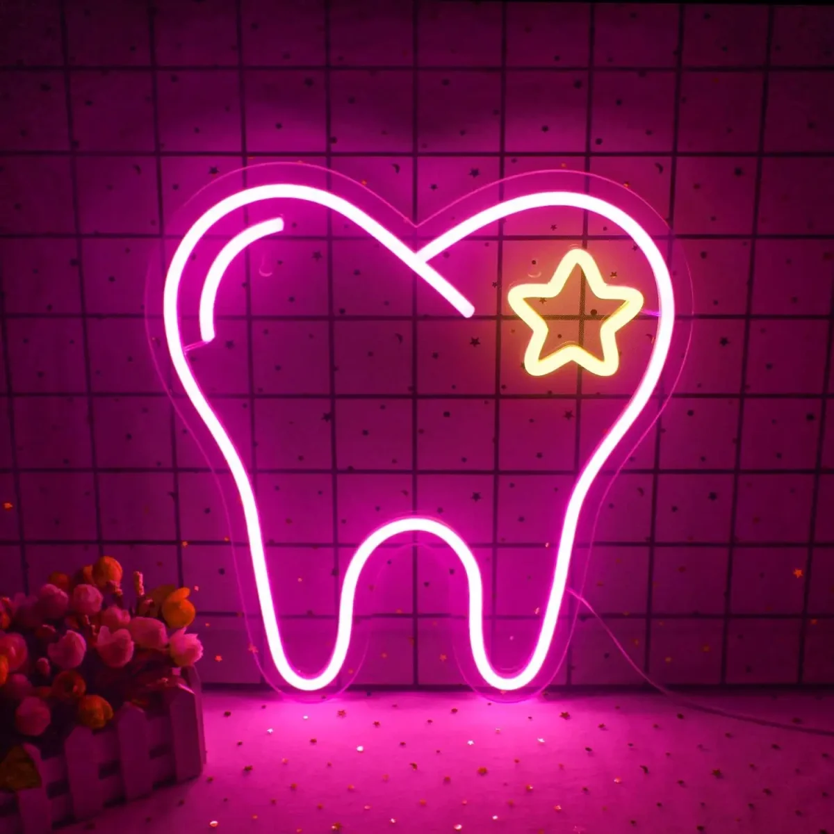 Neon Dent - Éclairage de qualité avec frais de port offerts - {'count': 1, 'name': 'marin'}