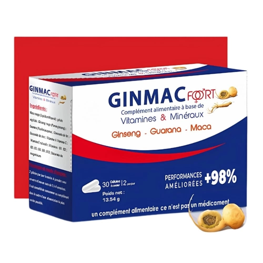 GINMAC Vitamine Minéraux Performances Sexuelles Améliorées Gélules Saldi Straordinari Offerte Speciali Disponibili Adesso