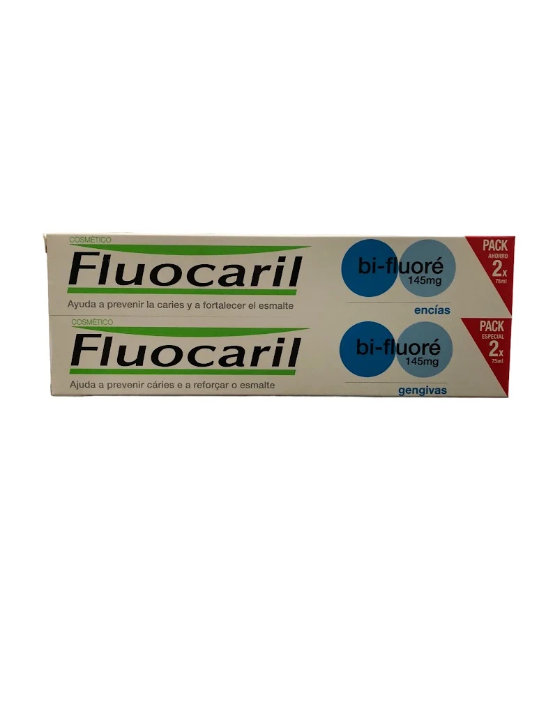 Fluocaril Tandpasta - 75mlx2 - gencives bi-fluore 145mg - Saldi Straordinari – Offerte Speciali Disponibili Adesso Fluocaril Dentifrice Bi-Fluoré 145mg Gencives Tubes 2x75ml | Newpharma