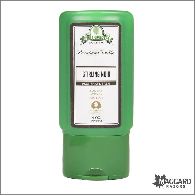 Stirling Soap Co. Glide Stirling Noir Aftershave Balm, 4oz - Saldi Straordinari – Offerte Speciali Disponibili Adesso