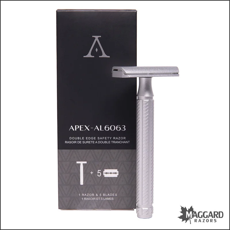 Aylsworth Razors The APEX AL-6063 Machined Aluminum Closed Comb DE Safety Razor, Silver and Silver - Saldi Straordinari – Offerte Speciali Disponibili Adesso - cnc plasma cutting machine apex machined