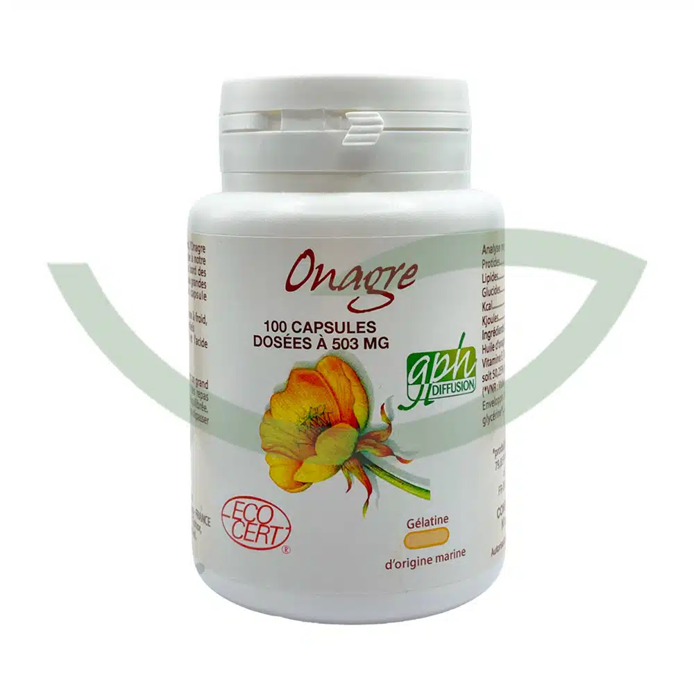 Onagre Bio – 100 capsules – 503mg – GPH - ​Boulangerie-Pâtisserie | Pain Farmaline au Levain & Viennoiseries