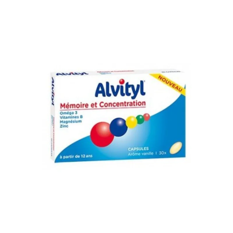 Alvityl Mémoire Et Concentration Caps 30 Capsules - Saldi Straordinari – Offerte Speciali Disponibili Adesso