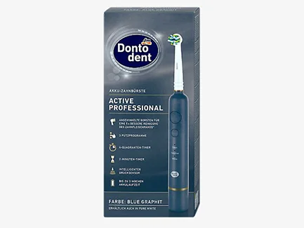 DONTODENT BROSSE A DENTS ELECTRIQUE ACTIVE NOIR - Saldi Straordinari – Offerte Speciali Disponibili Adesso - Elgydium