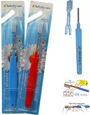 BROSSE à DENTS ECOLOGIQUE SOLADEY - fentes Organisation de la maison avec des solutions de rangement