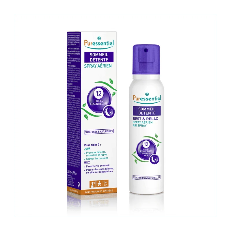 Puressentiel Spray aérien sommeil détente 12 Flacon HE - 200 ml - Saldi Straordinari – Offerte Speciali Disponibili Adesso