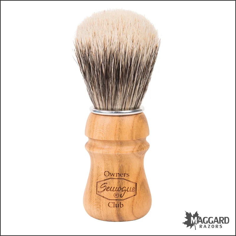 Semogue Owners Club Cherry Wood Handle Mixed Badger Boar Shaving Brush mm Saldi Straordinari Offerte Speciali Disponibili Adesso