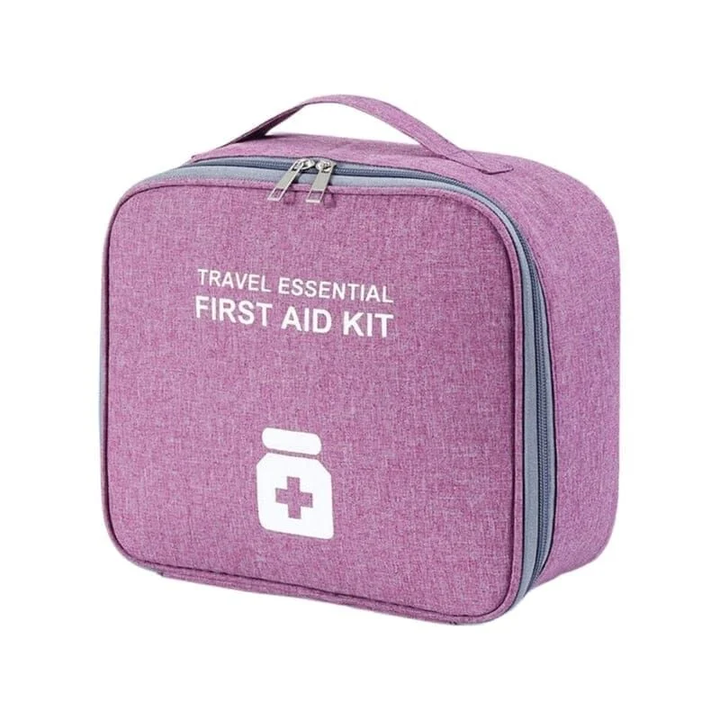 Grande Trousse à Pharmacie Voyage Vide Travel Essential Violet - Univers maison et accessoires utiles pour une vie simplifiée pharmavoyage Travel: trousse de secours de voyage résistante