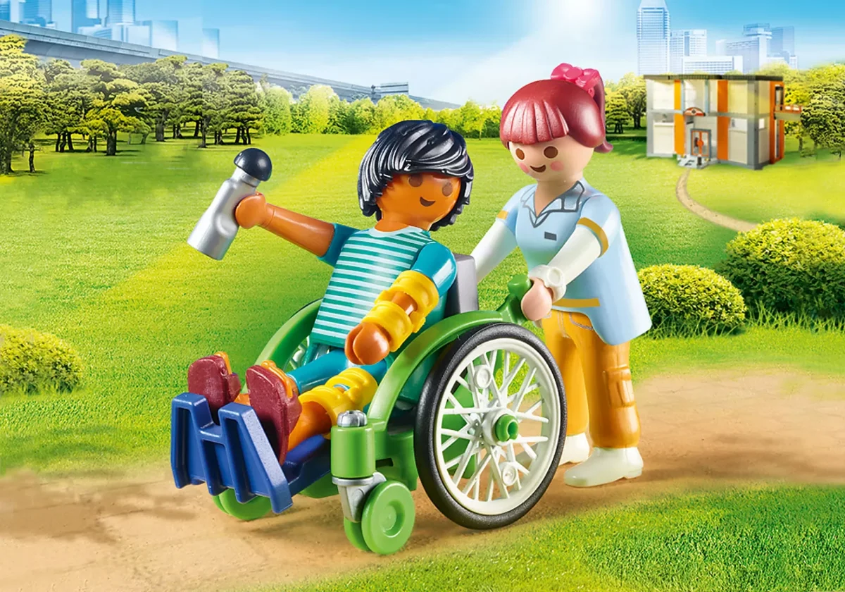 PATIENT EN FAUTEUIL ROULANT "CITY LIFE" - Boutique Maman & Bébé – Produits Essentiels au Quotidien IMC