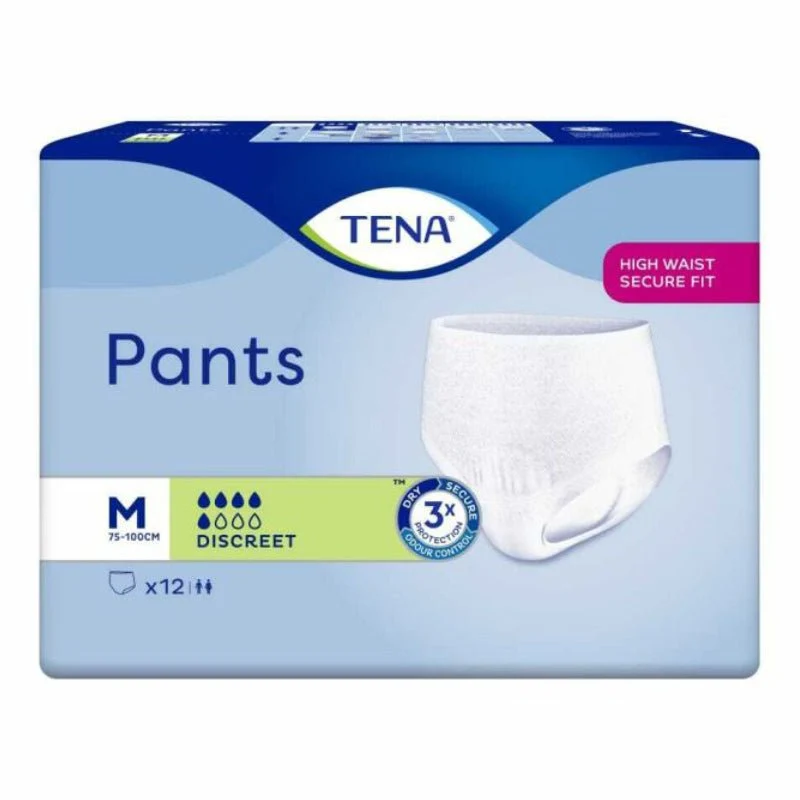 TENA® Pants Discreet Medium - 12 pcs. - Organisation de la maison avec des solutions de rangement TENA Pants Super taille M - Sous-vêtements absorbants jetables unisexes  pour incontinence - Pour fortes fuites urinaires - Pack de 56 pièces (4 x  14) : Amazon.com.be: Hygiène et Santé