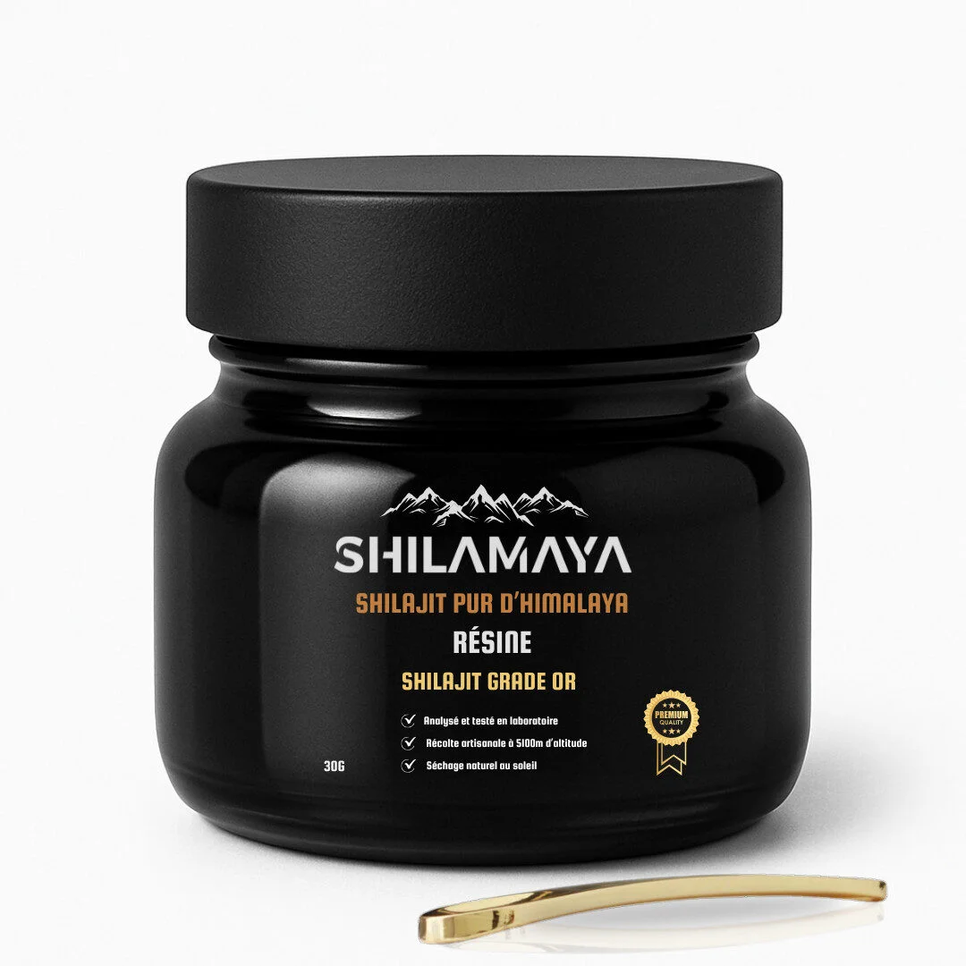 SHILAMAYA SHILAJIT PUR D’HIMALAYA RÉSINE BRUTE 30 GRS - E-shop mondial – Produits durables, modernes et accessibles partout HimalaSalt Himalayan Pink Sea Salt Refillable Grinder 113g