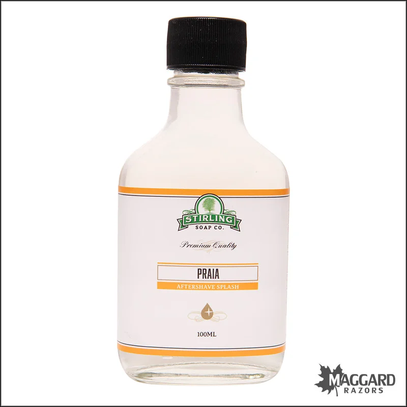 Stirling Soap Co. Praia Aftershave Splash, 100ml - Saldi Straordinari – Offerte Speciali Disponibili Adesso - skin splash fluid splash 100ml