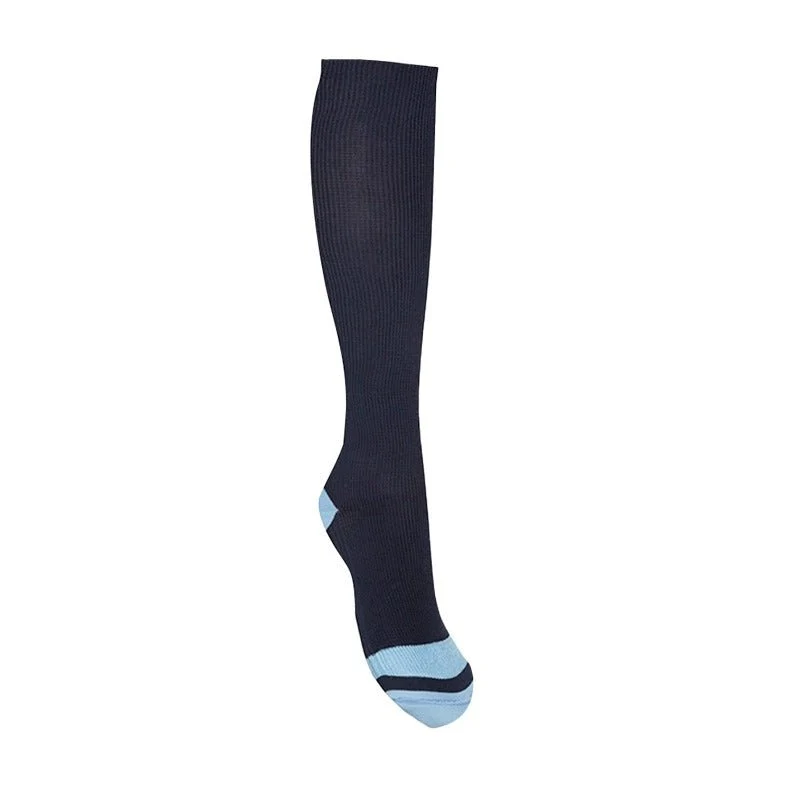 Bas de contention en coton - Marine/bleu clair - Organisation de la maison avec des solutions de rangement Chaussette de contention Confort Coton Juzo classe 3 – Mon conseil  orthopédie