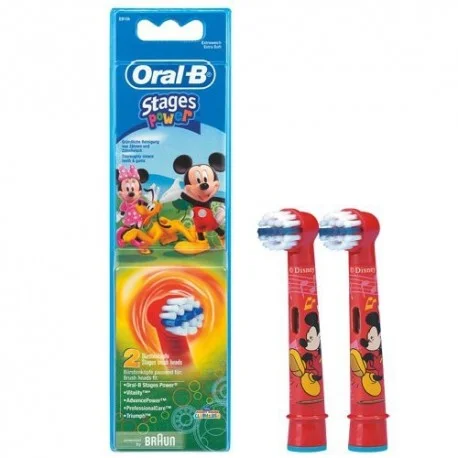 Oral-B 2 Brossettes Mickey - Saldi Straordinari – Offerte Speciali Disponibili Adesso ORAL -B PRO Cross Action - Brossette pour brosse à dents électriques -  Bte/3 - 8006540895795