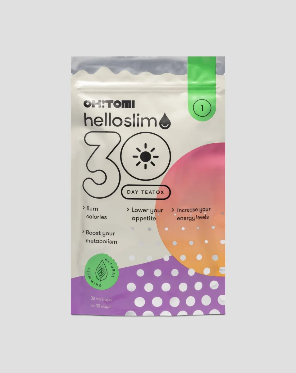 Thé de désintoxication en 30 jours Hello Slim Oh!Tomi fruits et herbes - Saldi Straordinari – Offerte Speciali Disponibili Adesso - Amazon