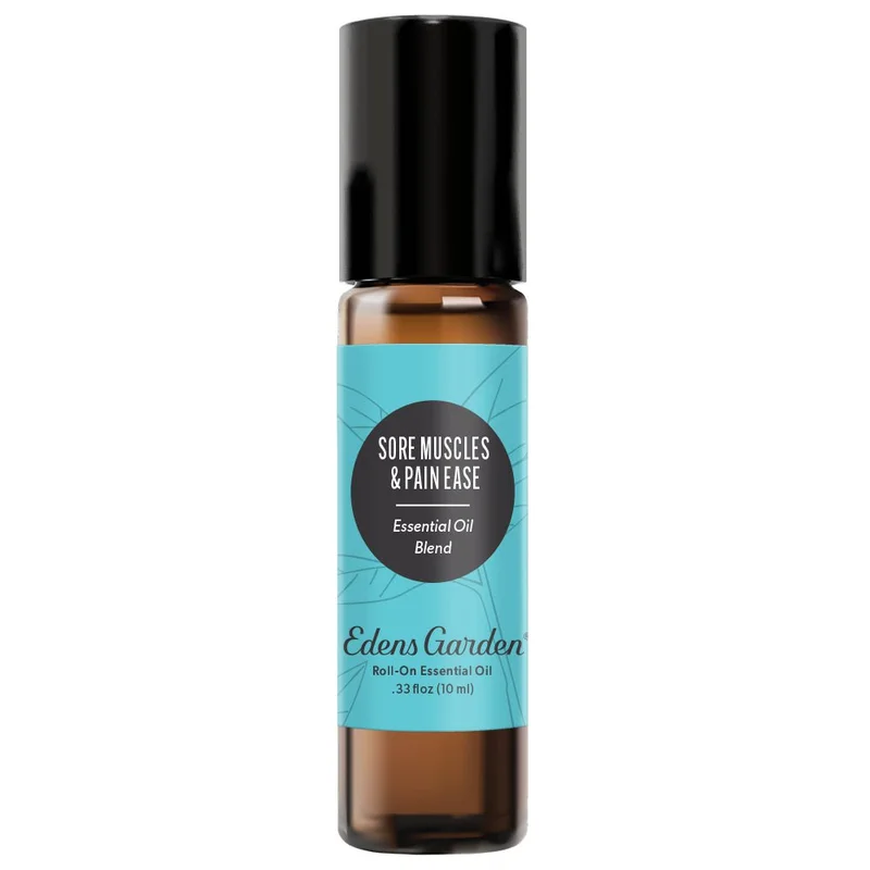 Sore Muscles & Pain Ease Essential Oil Roll-On- With Peppermint & Lavender For Recovery - Saldi Straordinari – Offerte Speciali Disponibili Adesso E-038 NO PAIN NO GAIN - The Graphitees