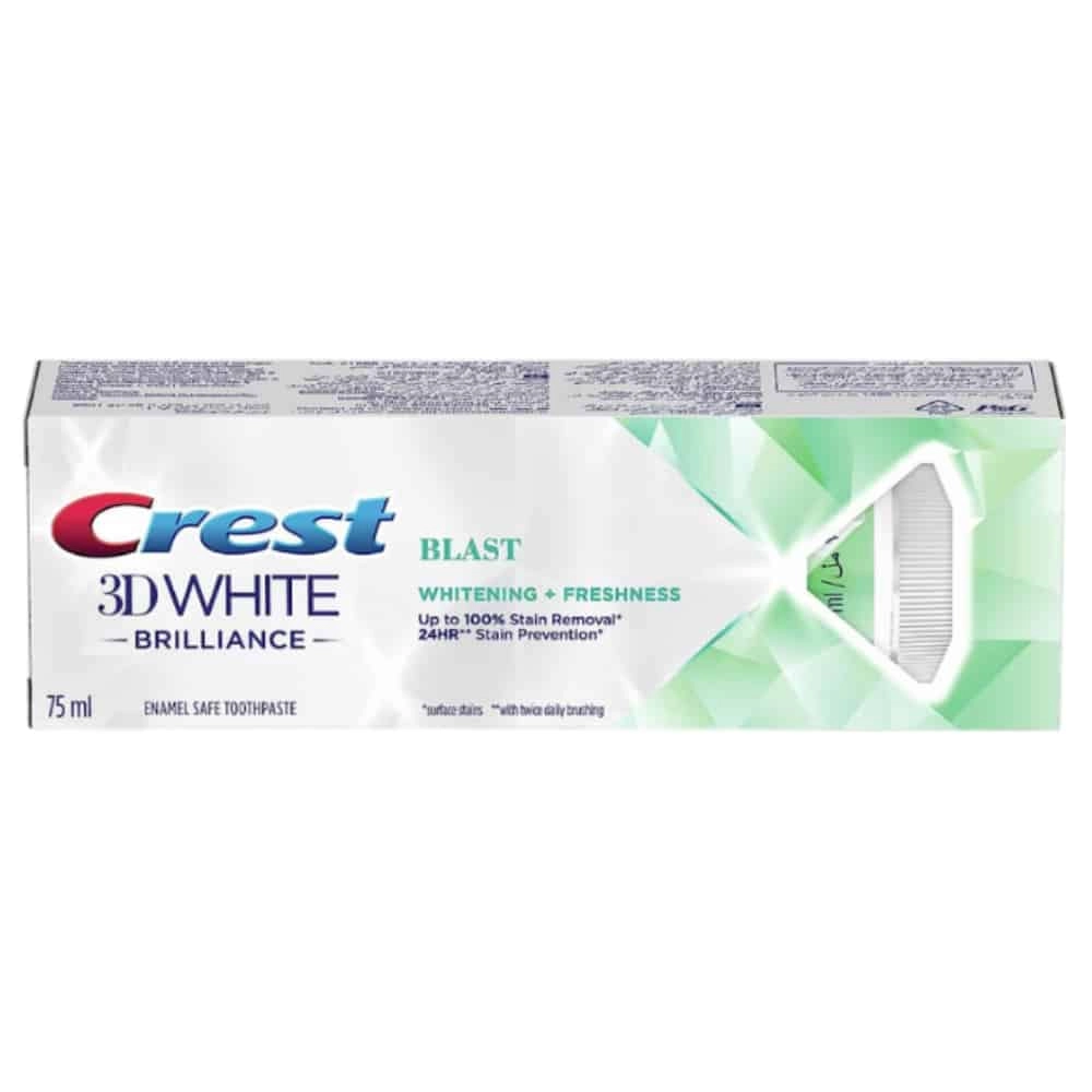 CREST – 3d White Brillance Blast Blancheur & Fraîcheur – 75ml - Saldi Straordinari – Offerte Speciali Disponibili Adesso - {'count': 1, 'name': 'Vibrant'}
