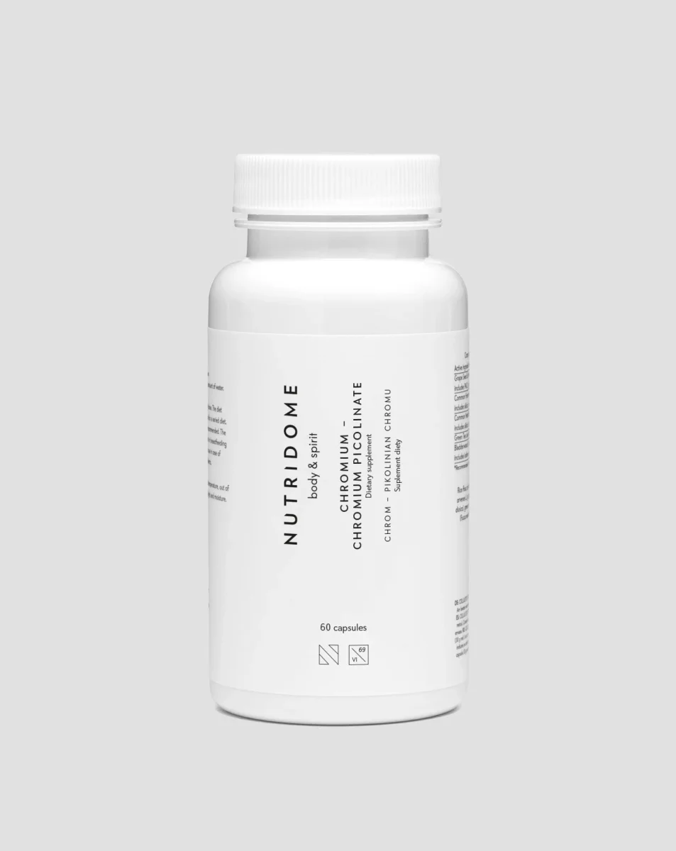 Picolinate de chrome Nutridome avec vitamine C et pipérine pour réguler le taux de sucre – 60 gélules - Saldi Straordinari – Offerte Speciali Disponibili Adesso - nutridome picolinate chrome vitamine c pipérine taux sucre gélule