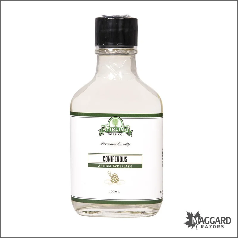Stirling Soap Co. Coniferous Aftershave Splash, 100ml - Saldi Straordinari – Couture Offerte Speciali Disponibili Adesso