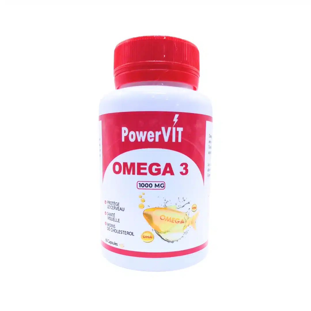 POWERVIT – Omega 3 1000mg – 60 Capsules - Saldi Straordinari – Offerte Speciali Disponibili Adesso 3x Essentials Omega-3 1000 mg en gélules | Sensilab