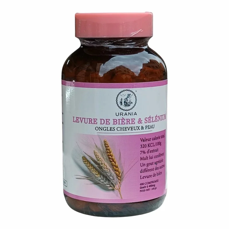 Levure de bière et sélénium 400 capsules - ​Boulangerie-Pâtisserie | Pain au Levain & Viennoiseries​ LEVURE DE BIERE SELENIUM+VIT E PN 400 COMPRIMÉS