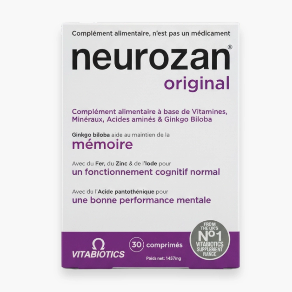 VITABIOTICS – Neurozan Original Mémoire & Fonctions Cognitives – 30 Comprimés - Saldi Straordinari – Offerte performance Speciali Disponibili Adesso
