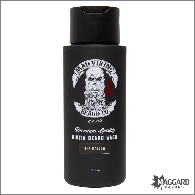 Mad Viking Beard Spencer Co. The Hollow Biotin Artisan Beard Wash, 8oz - Saldi Straordinari – Offerte Speciali Disponibili Adesso