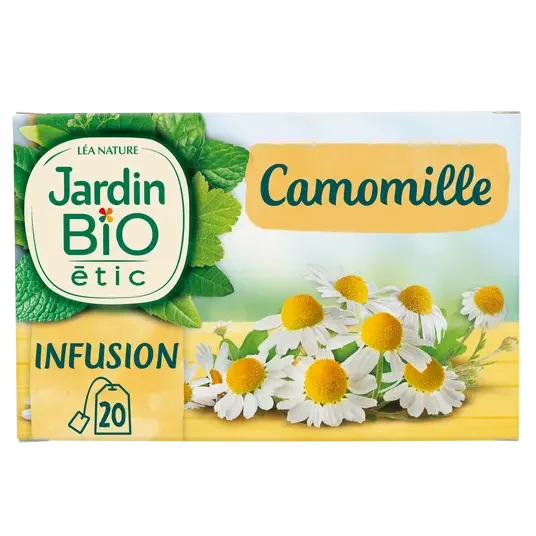 JB infusion camomille bio 30 g - E-shop mondial – Produits durables, modernes et accessibles partout - Guarana