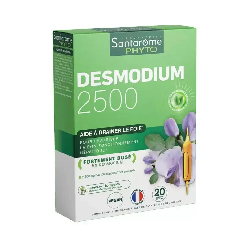 Phyto Desmodium 2500 – 20 ampoules – Santarome - ​Boulangerie-Pâtisserie | Pain au Levain & Viennoiseries​ - {'count': 1, 'name': 'Meilleur'}