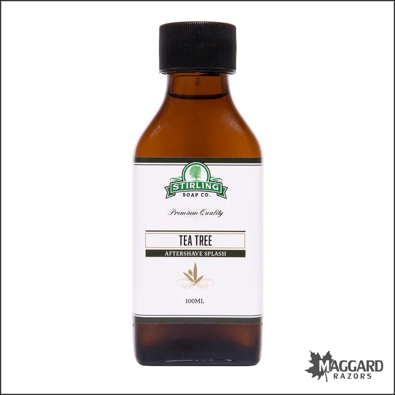 Stirling Soap Co. Tea Tree Aftershave Splash, 100ml - Saldi Straordinari – Offerte Speciali Disponibili Adesso Skin Splash Fluid 100ml - Methode Brigitte Kettner