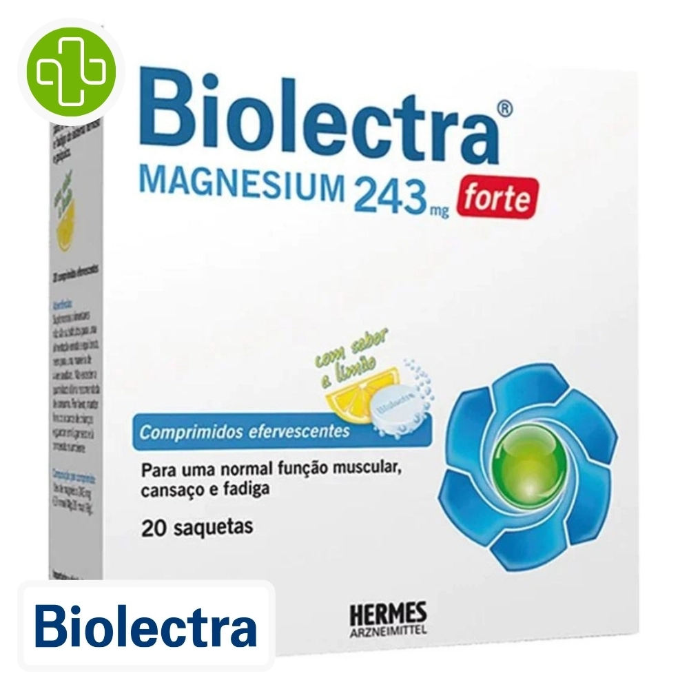 BIOLECTRA – Magnesium 243mg Forte – 20 Comprimés - Saldi Straordinari – Offerte Speciali Conseil Disponibili Adesso