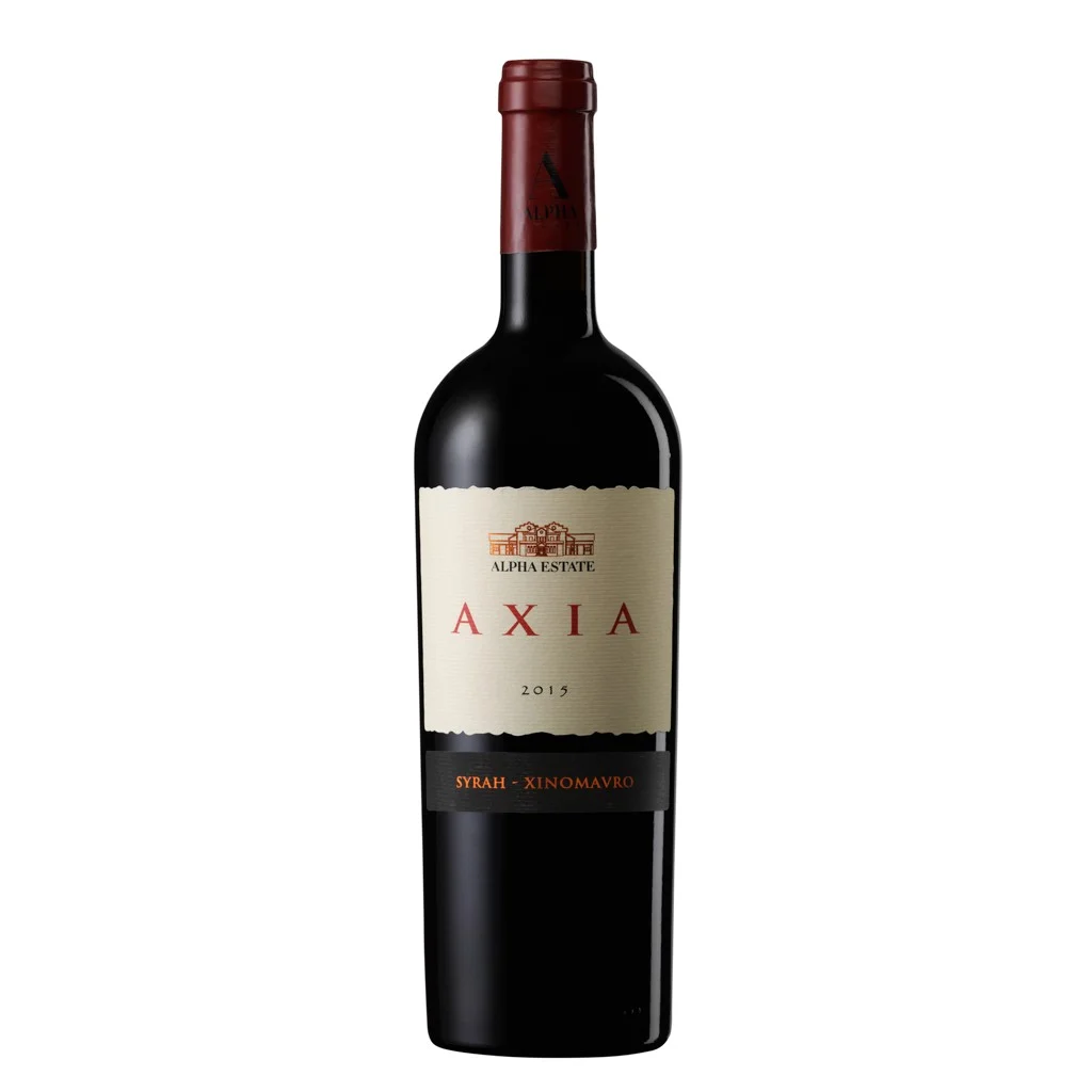 Axia Syrah Xinomavro IGP Florina Alpha Estate 75cl Vins Rouges Harmonieux Occasion