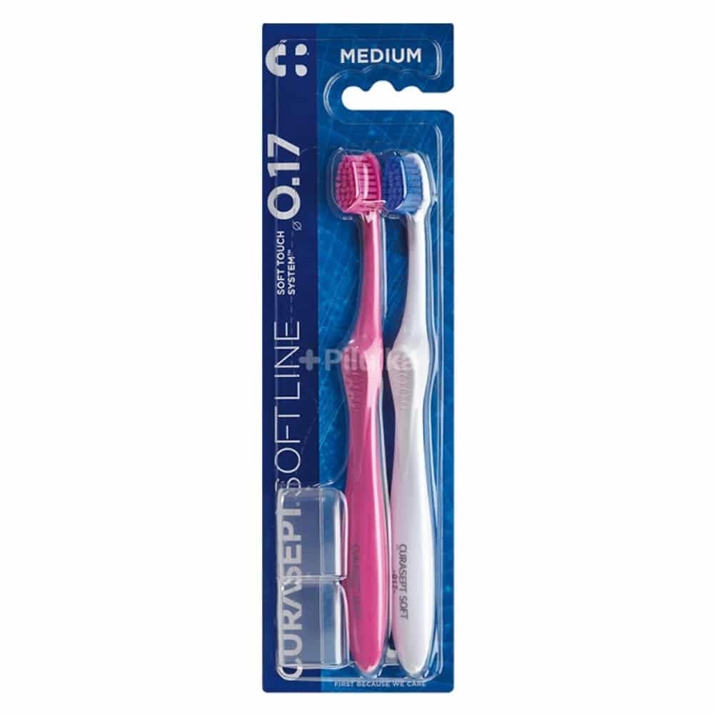 CURASEPT – Softline 0.17 Medium Pack Brosses À Dents Rose Et Blanc – 2u - Saldi Straordinari – Offerte Speciali Disponibili Adesso Pro sensitive Brosses à dents ultra soft - lot de 2 - Pharmacie en ligne |  Pharmacie du Polygone