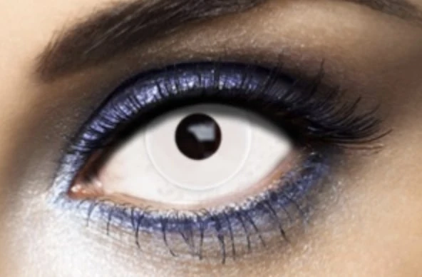 Lentilles Blanches - White Out - 1 an - Saldi Straordinari – Offerte Speciali Disponibili Adesso - Lentille verte